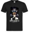 Мужская футболка Death Note Рюк Лайт Черный Мужская футболка Death Note Рюк Лайт Черный фото