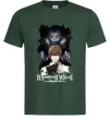 Мужская футболка Death Note Рюк Лайт Темно-зеленый Мужская футболка Death Note Рюк Лайт Темно-зеленый фото
