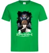 Мужская футболка Death Note Рюк Лайт Зеленый Мужская футболка Death Note Рюк Лайт Зеленый фото