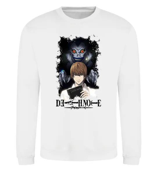 Світшот Death Note Рюк Лайт Білий фото