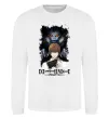 Світшот Death Note Рюк Лайт Білий Світшот Death Note Рюк Лайт Білий фото