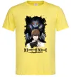 Мужская футболка Death Note Рюк Лайт Лимонный Мужская футболка Death Note Рюк Лайт Лимонный фото