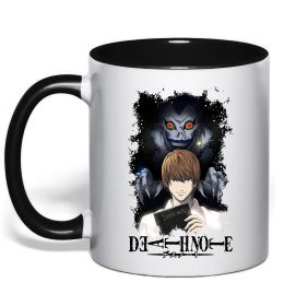 Чашка с цветной ручкой Death Note Рюк Лайт Чашка с цветной ручкой Death Note Рюк Лайт