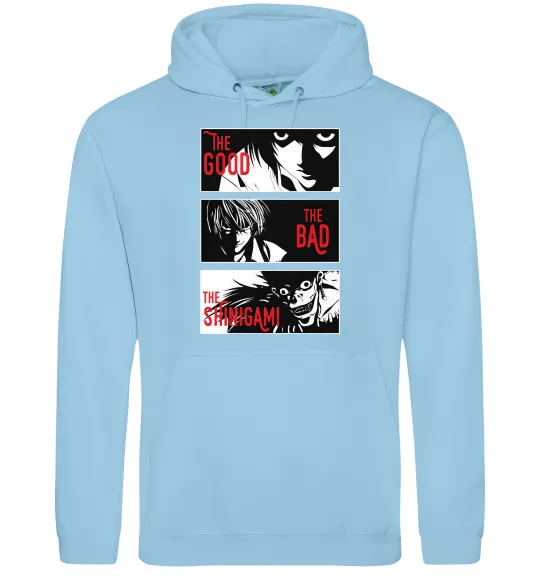 Чоловіча толстовка (худі) The Shinigami Блакитний фото