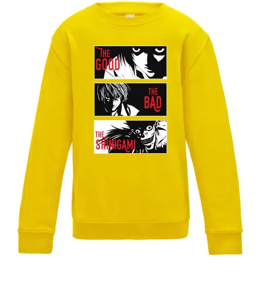 Детский Свитшот The Shinigami Солнечно желтый фото