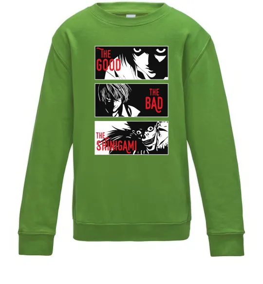 Детский Свитшот The Shinigami Лаймовый фото