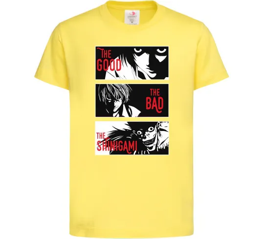 Детская футболка The Shinigami Лимонный фото