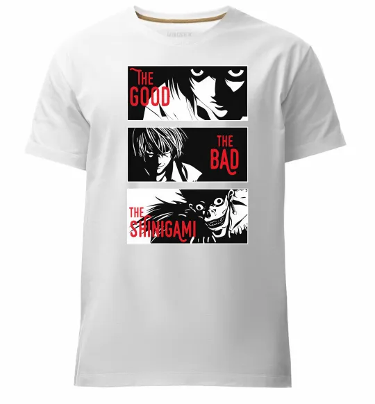 Мужская премиум футболка The Shinigami Белый фото