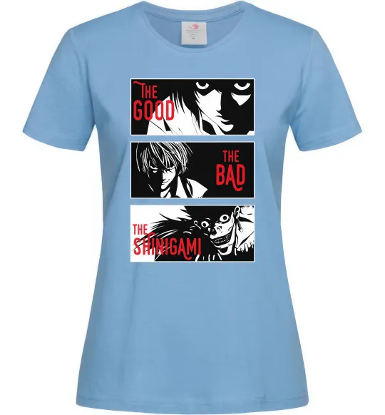 Женская футболка The Shinigami Голубой фото