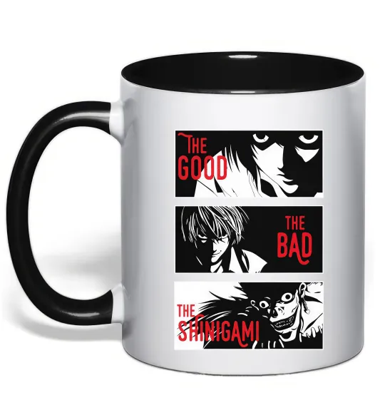 Чашка с цветной ручкой The Shinigami Черный фото