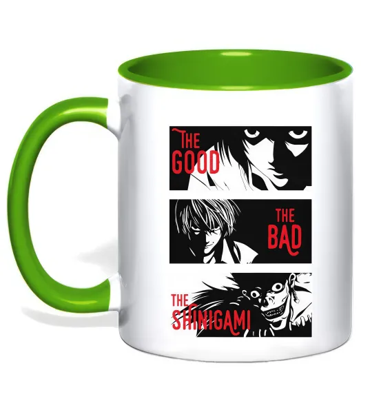Чашка с цветной ручкой The Shinigami Зеленый фото