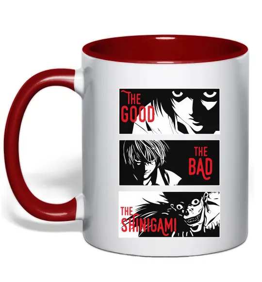 Чашка с цветной ручкой The Shinigami Красный фото