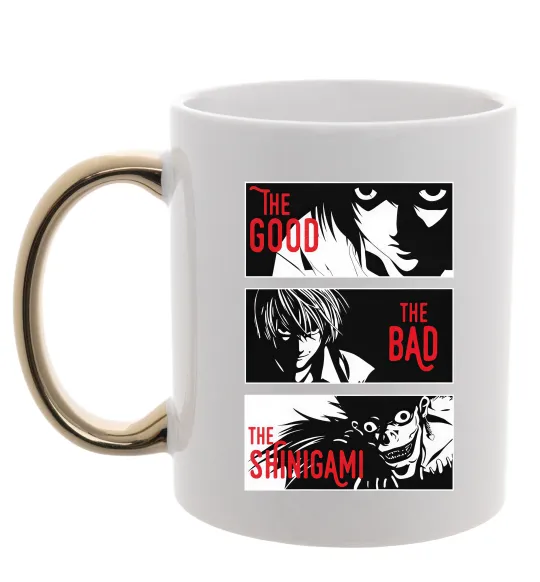 Чашка с цветной ручкой The Shinigami Золото фото