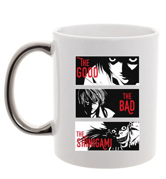 Чашка с цветной ручкой The Shinigami Серебро фото