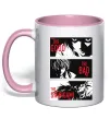 Чашка с цветной ручкой The Shinigami Нежно розовый Чашка с цветной ручкой The Shinigami Нежно розовый фото