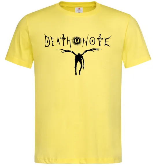 Мужская футболка Death Note Рюк Лимонный фото