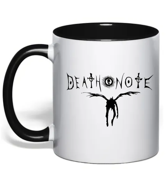 Чашка с цветной ручкой Death Note Рюк Черный фото