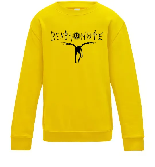 Детский Свитшот Death Note Рюк Солнечно желтый фото
