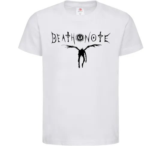 Детская футболка Death Note Рюк Белый фото