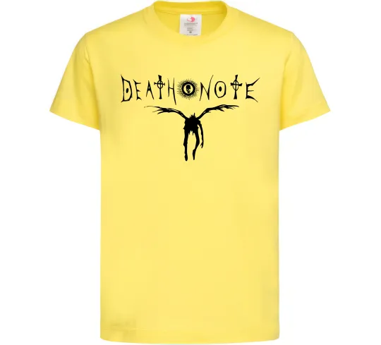 Детская футболка Death Note Рюк Лимонный фото