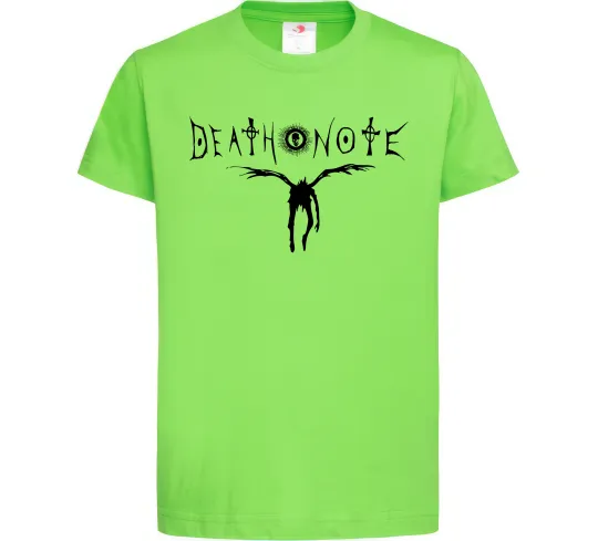 Детская футболка Death Note Рюк Лаймовый фото