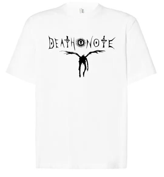 Футболка Оверсайз Death Note Рюк Белый фото