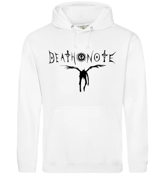 Мужская толстовка (худи) Death Note Рюк Белый фото