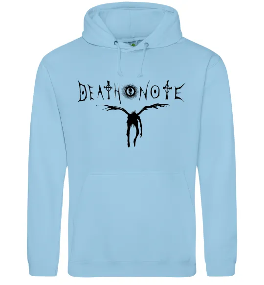 Чоловіча толстовка (худі) Death Note Рюк Блакитний фото