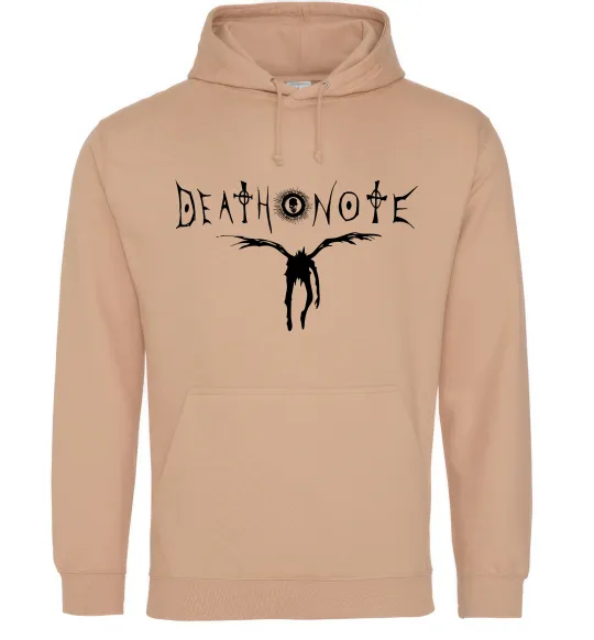 Женская толстовка (худи) Death Note Рюк Песочный фото