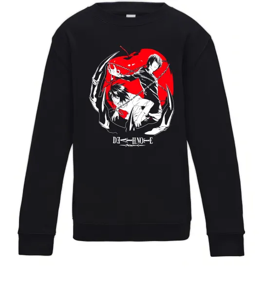 Детский Свитшот Death Note Черный фото