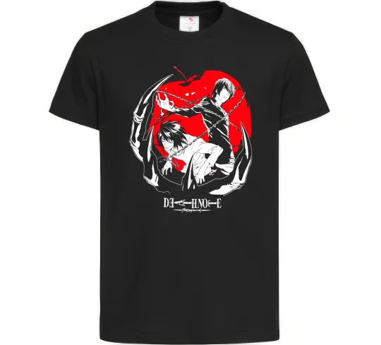 Детская футболка Death Note Черный фото