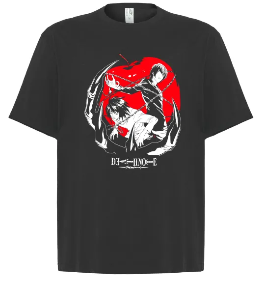 Футболка Оверсайз Death Note Черный фото