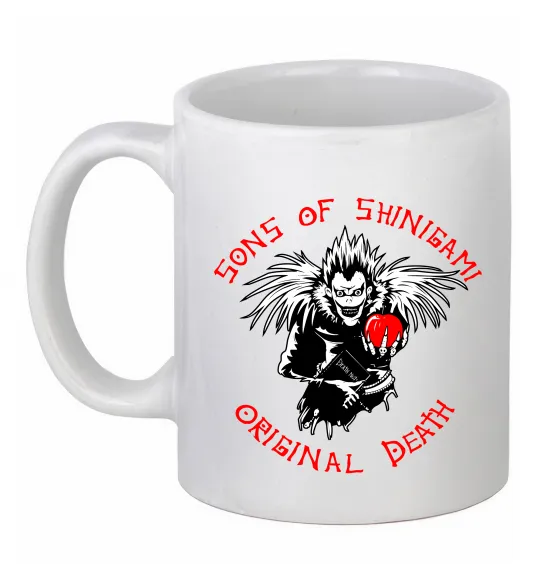 Чашка керамическая Death Note Sons of Shinigami Белый фото