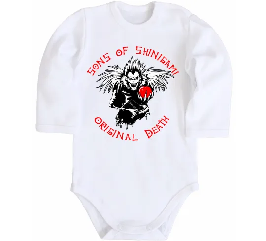 Дитячий бодік Death Note Sons of Shinigami Білий фото