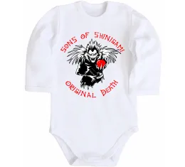 Дитячий бодік Death Note Sons of Shinigami Білий фото