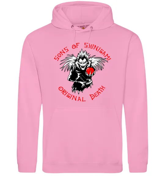 Женская толстовка (худи) Death Note Sons of Shinigami Розовый фото
