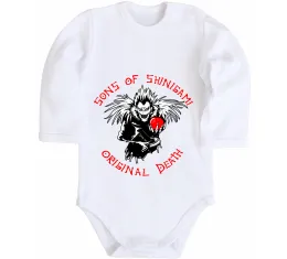 Детский боди Death Note Sons of Shinigami Белый фото