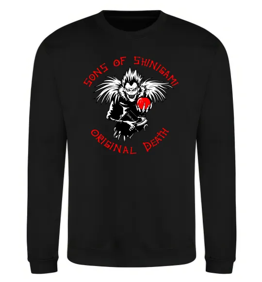 Світшот Death Note Sons of Shinigami Чорний фото