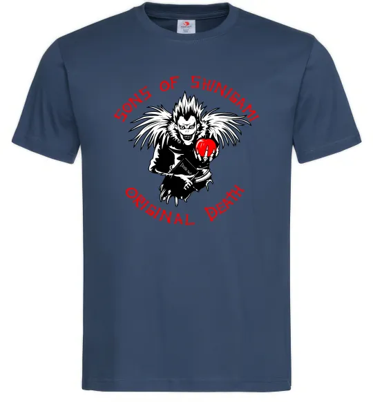 Мужская футболка Death Note Sons of Shinigami Темно-синий фото