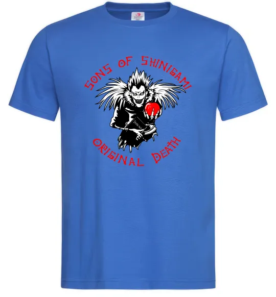 Мужская футболка Death Note Sons of Shinigami Ярко-синий фото
