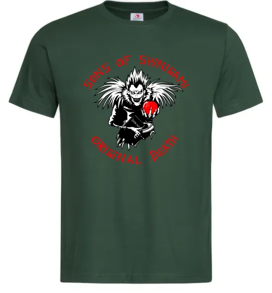 Мужская футболка Death Note Sons of Shinigami Темно-зеленый фото