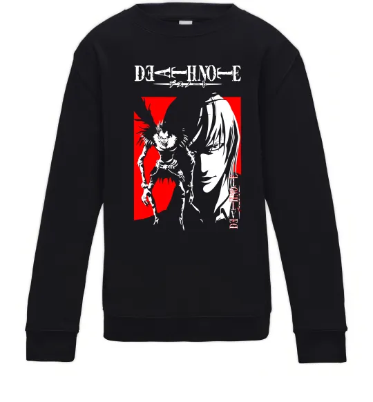 Детский Свитшот Death Note Лайт Черный фото