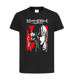 Детская футболка Death Note Рюк Лайт Белый фото