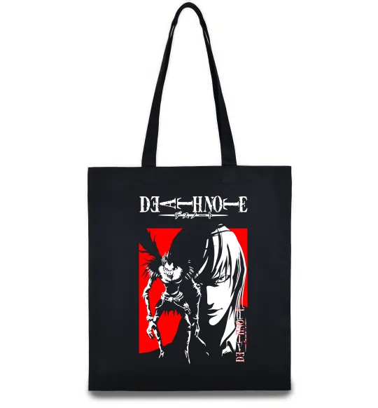 Эко-сумка Death Note Лайт Черный фото