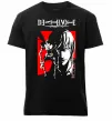 Мужская премиум футболка Death Note Лайт Черный Мужская премиум футболка Death Note Лайт Черный фото