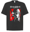 Футболка Оверсайз Death Note Лайт Черный фото