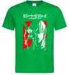 Мужская футболка Death Note Лайт Зеленый Мужская футболка Death Note Лайт Зеленый фото