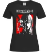 Женская футболка Death Note Лайт Черный фото