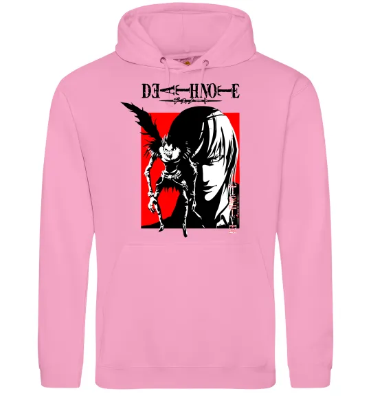 Жіноча толстовка (худі) Death Note Лайт Рожевий фото