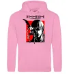 Жіноча толстовка (худі) Death Note Лайт Рожевий фото